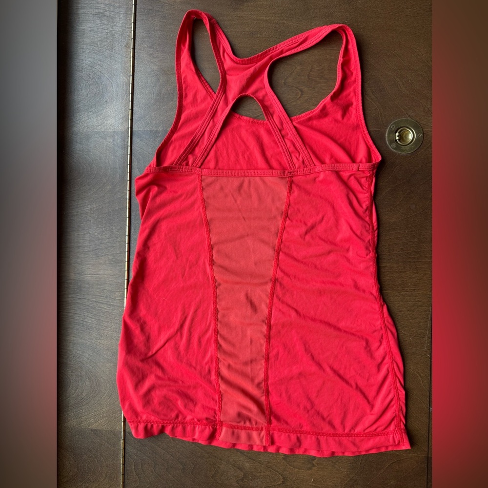 Zella Red/Orange Workout Tank - Picture 3 of 3